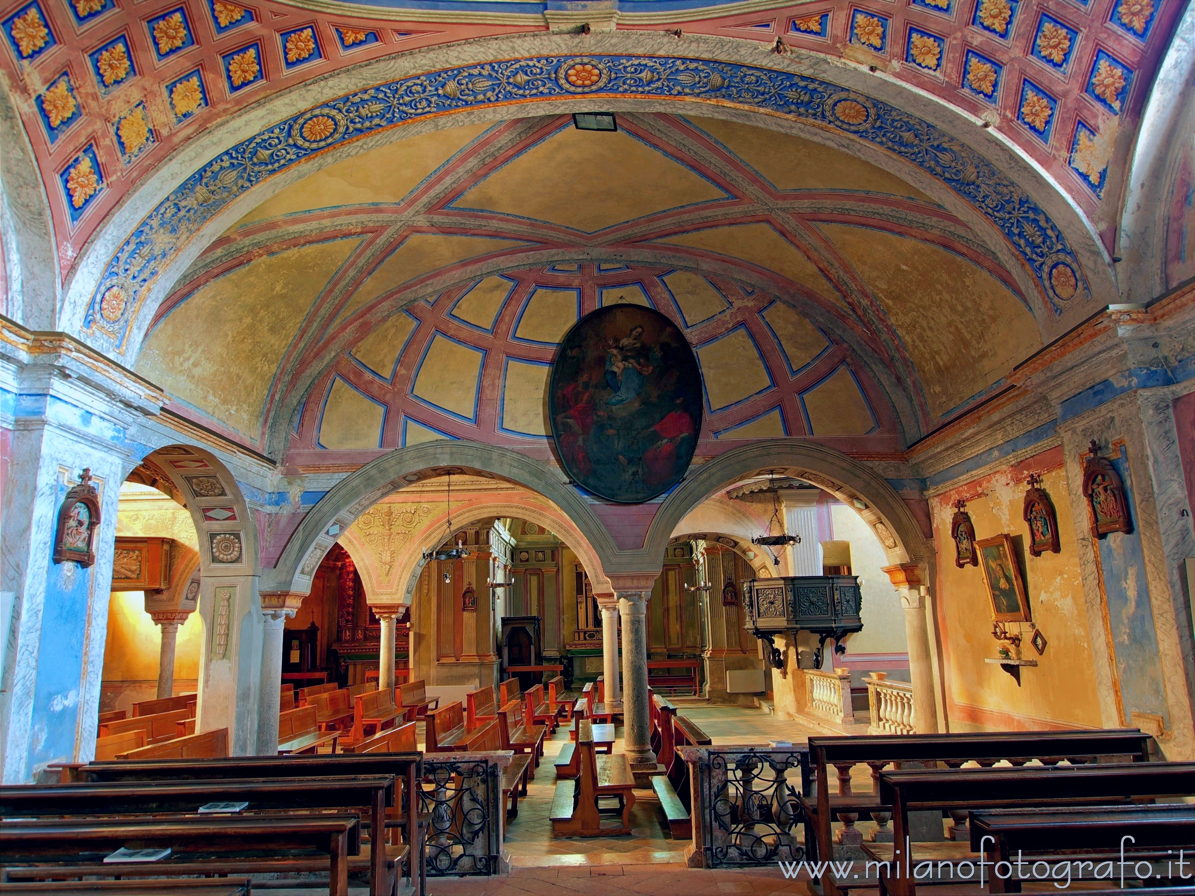 Candelo (Biella, Italy) - First span of the Chapel of Santa Marta in the Church of Santa Maria Maggiore